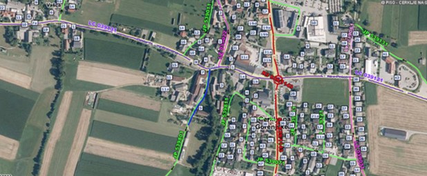 Grafična zapora Cerklje Cesta Janeza Bobnarja_slika 1